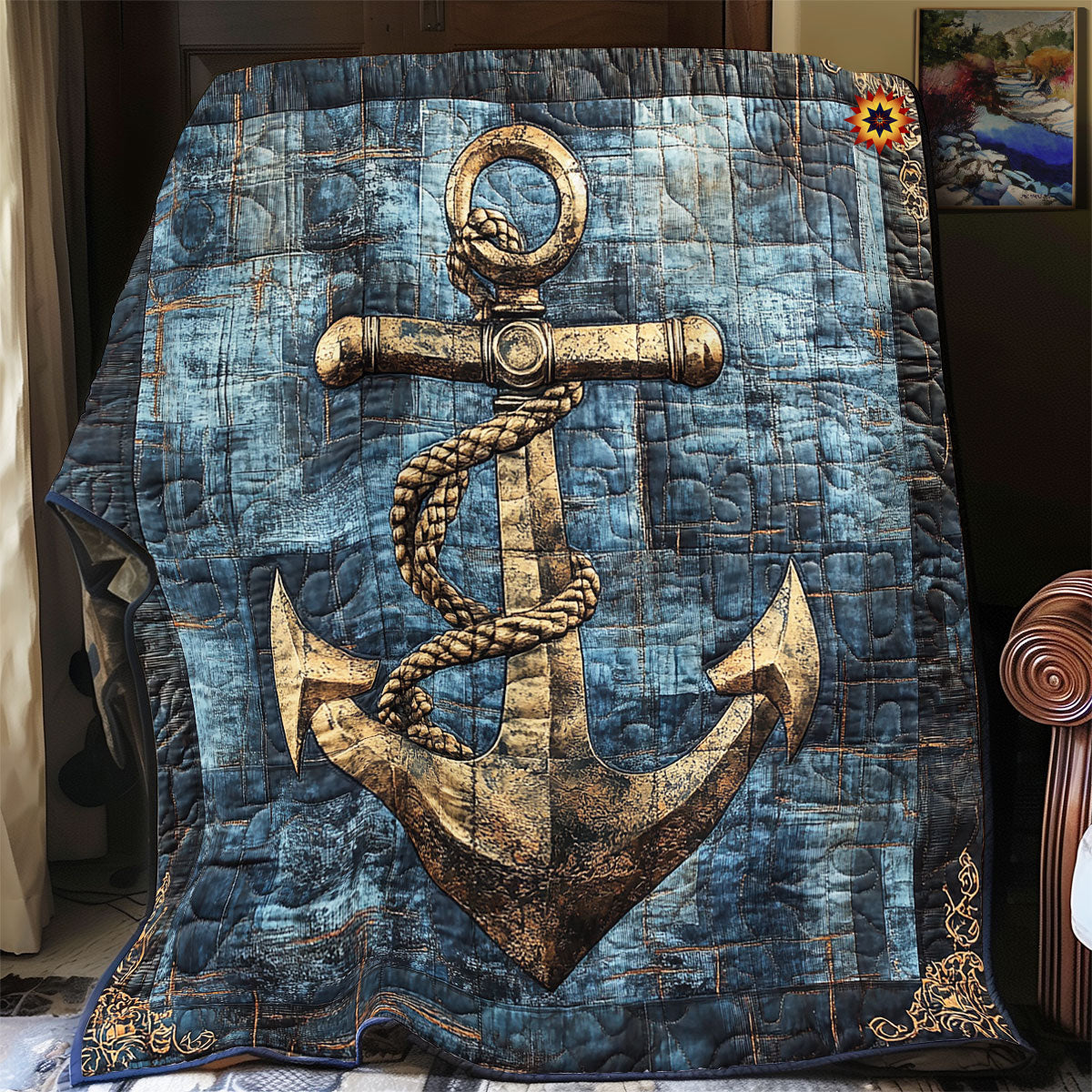 Ancient Anchor WU1912016CL Quilt