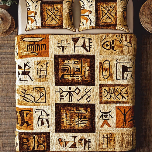 Ancient Tribal Symbols WU2802002CL Duvet Cover Set