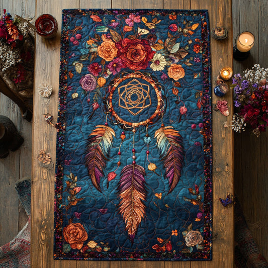 Antique Dreamcatcher WU0303053CL Quilted Table Runner