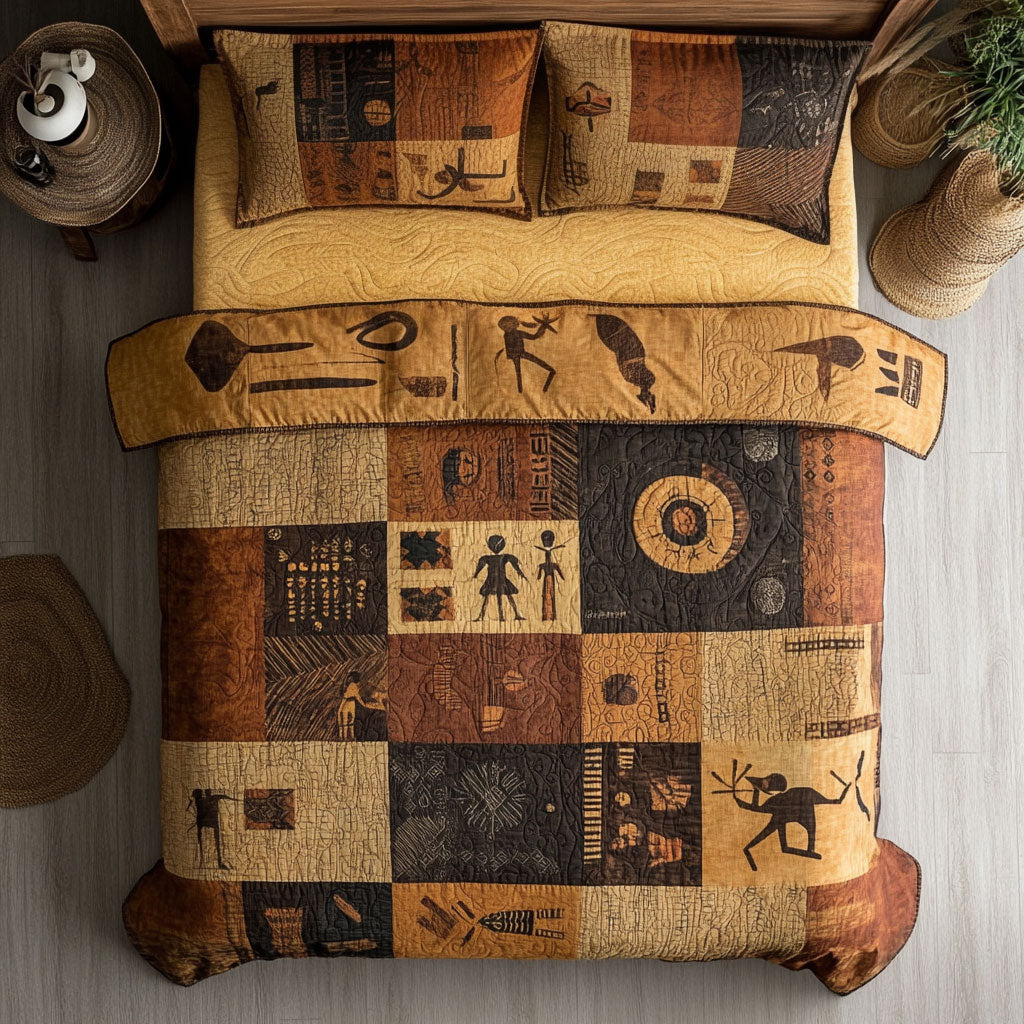 Antique Tribal Symbols WU2802086CL Duvet Cover Set