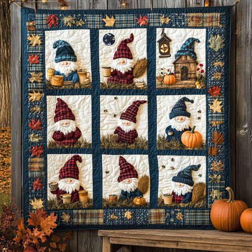 Autumn Gnomegrown WJ0708008CL Quilt