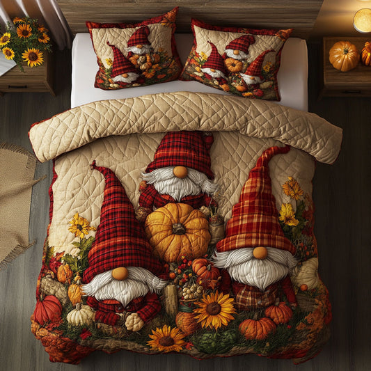 Autumn Gnomes WU2403016CL Duvet Cover Set