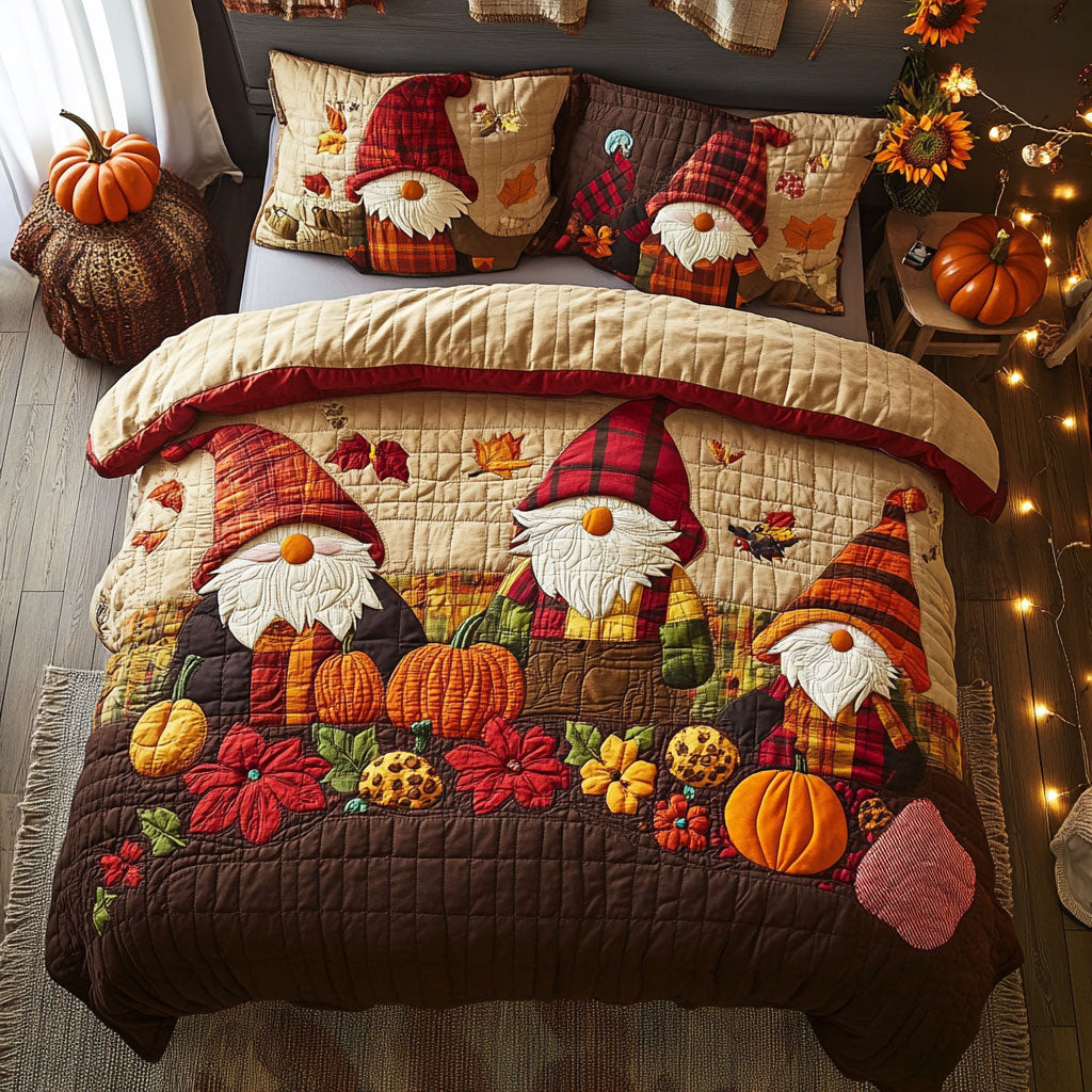 Autumn Gnomes WU2403018CL Duvet Cover Set