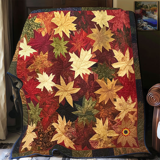 Autumn Maple Leaf WU1912004CL Quilt