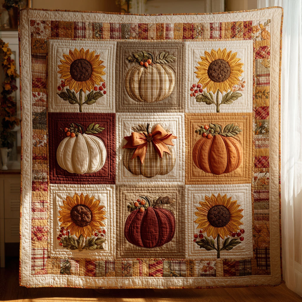 Autumn Pumpkin CW1308062CL Quilt