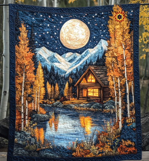 Autumn Starry Night WU1812004CL Quilt