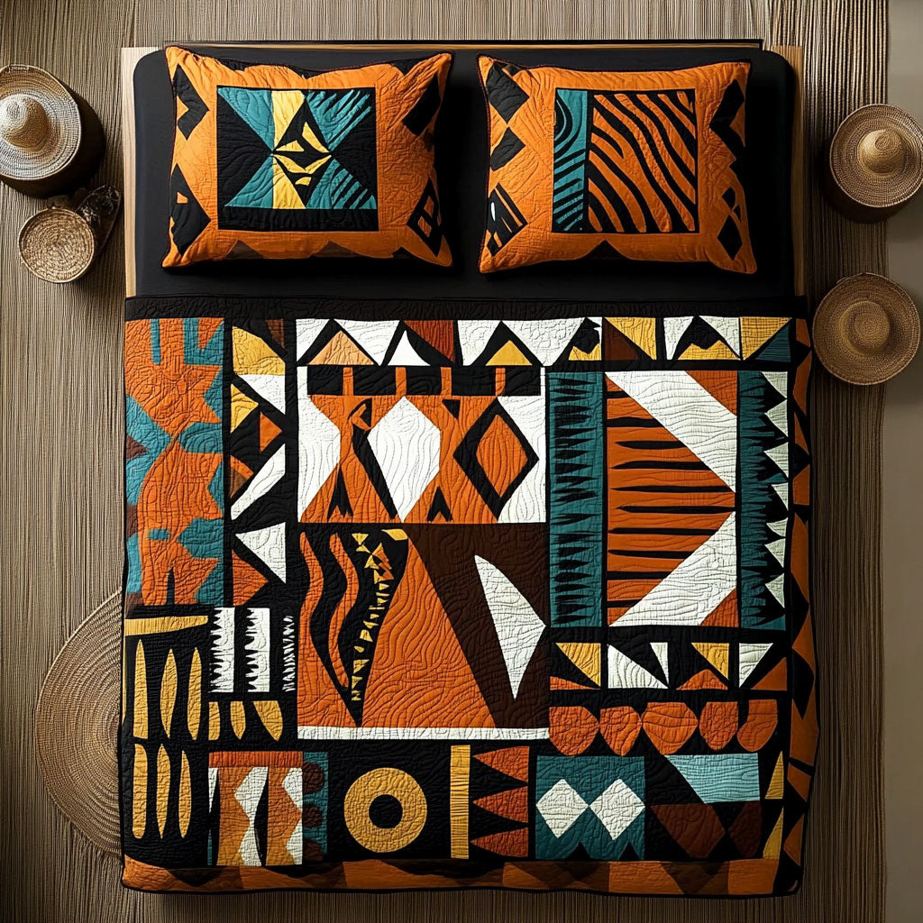 Aztec Tribal Symbols WU2802056CL Duvet Cover Set