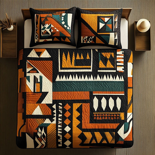 Aztec Tribal Symbols WU2802070CL Duvet Cover Set