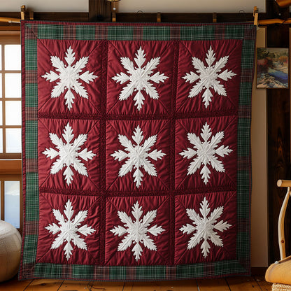 Evergreen Snowflake Field WN1107010CL Quilt