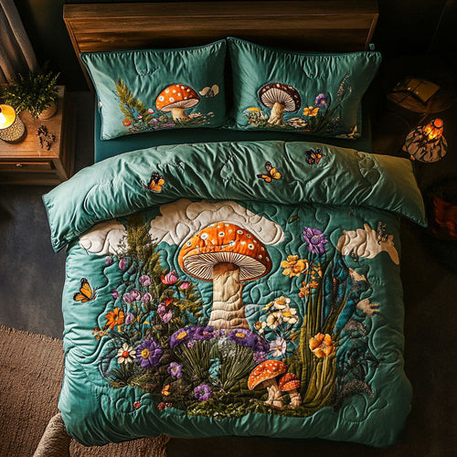 Mushroom Haven WY1003106CL Duvet Cover Set