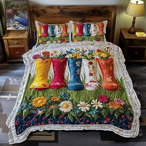 Flower Boots WY2612055CL Duvet Cover Set