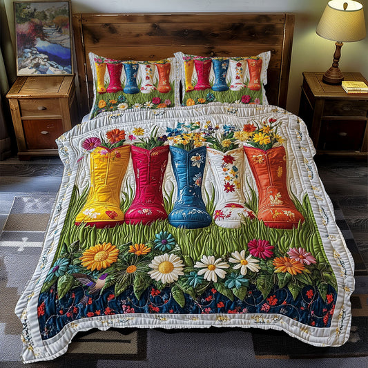 Flower Boots WY2612055CL Duvet Cover Set