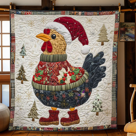 Chicken Noel WN2011002CL Quilt