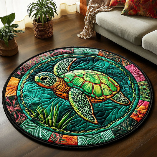 Island Glide CM1705022CL Quilted Round Mat