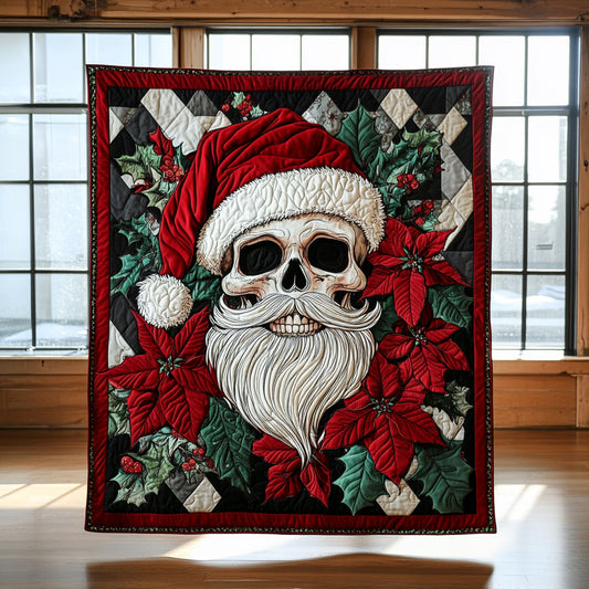 Santa Skull Cheer CW0810036CL Quilt