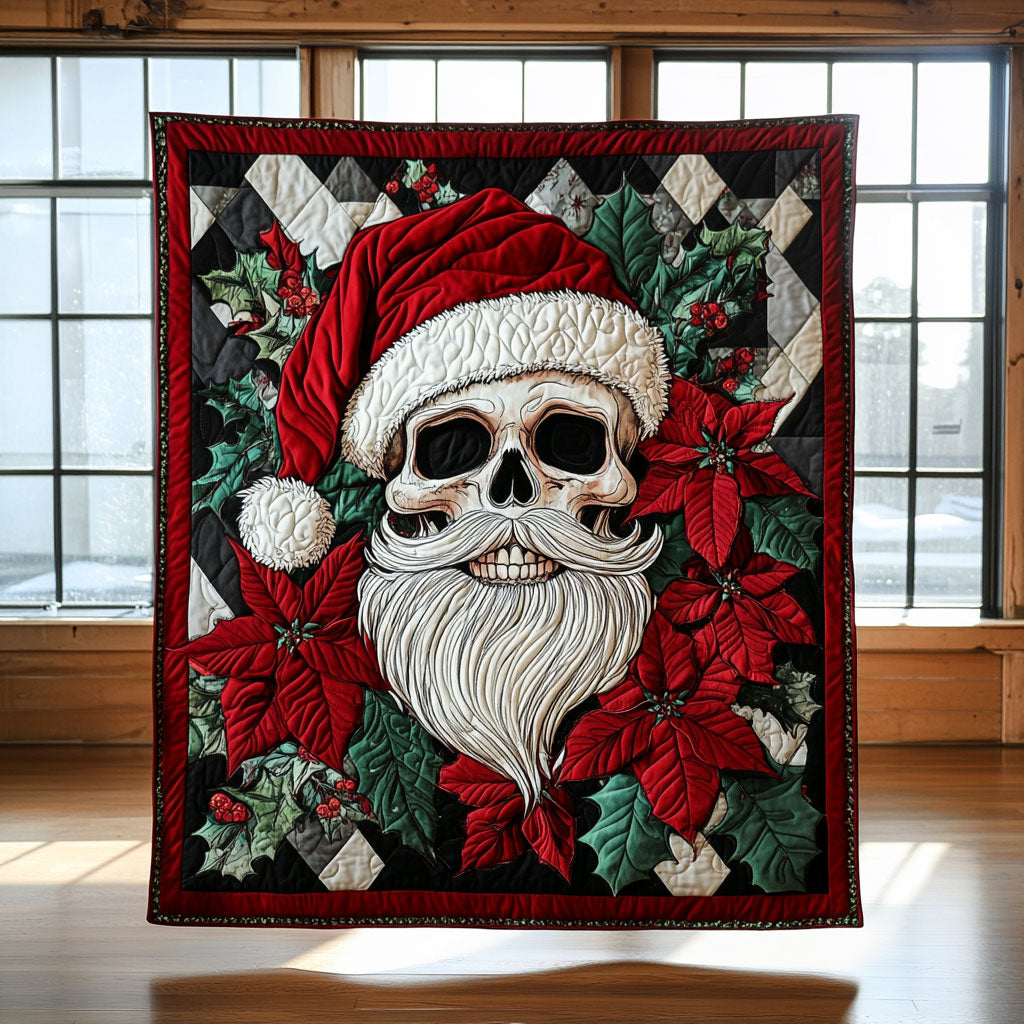 Santa Skull Cheer CW0810036CL Quilt