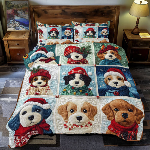 Christmas Dog WY2811061CL Duvet Cover Set