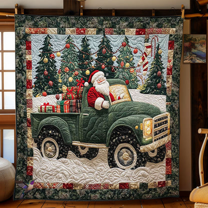 Santa Green Express WN2011026CL Quilt