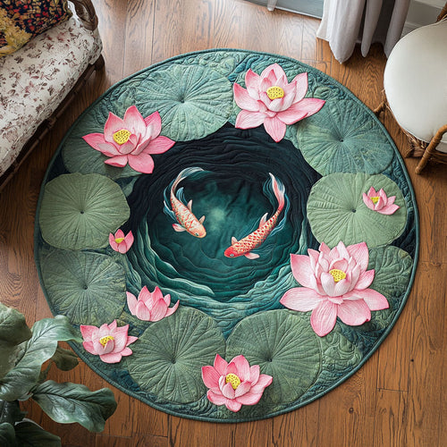 Pond Harmony CP0412131CL Quilted Round Mat
