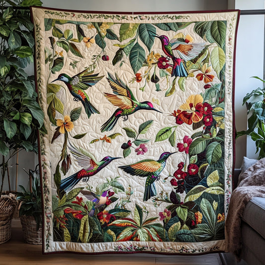 Hummingbird Into The Wild WU2210009CL Quilt