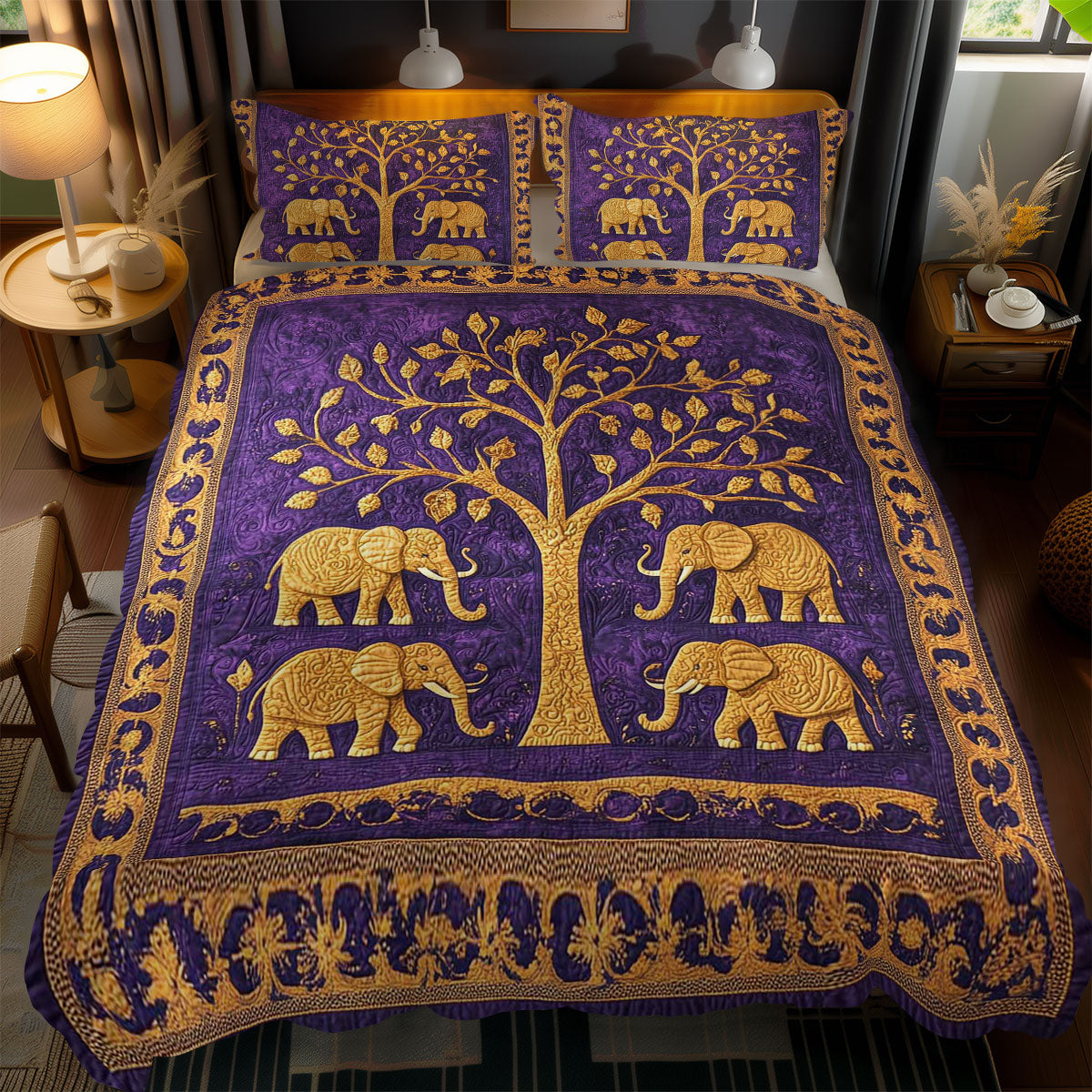 Royal Elephant Parade WN1103143CL Duvet Cover Set