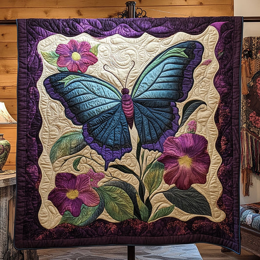 Mystic Purple Garden WY3107060CL Quilt