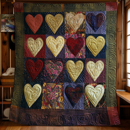 Heart Valentine WY0301045CL Quilt