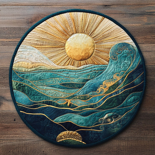 Golden Sun CQ2905034CL Quilted Round Mat