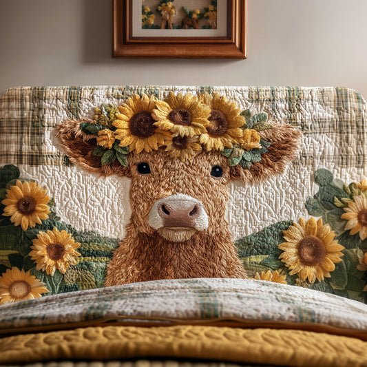 Country Bloom CP1912015CL Quilted Headboard Slipcover