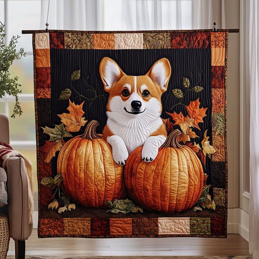 Autumn Corgi CW2908051CL Quilt