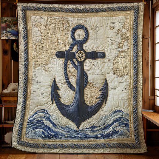 Nautical Anchor CW0606016CL Quilt
