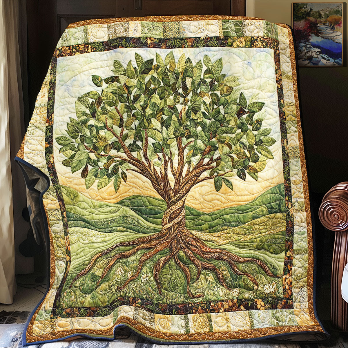 Beautiful Tree Of Life WY0602127CL Quilt