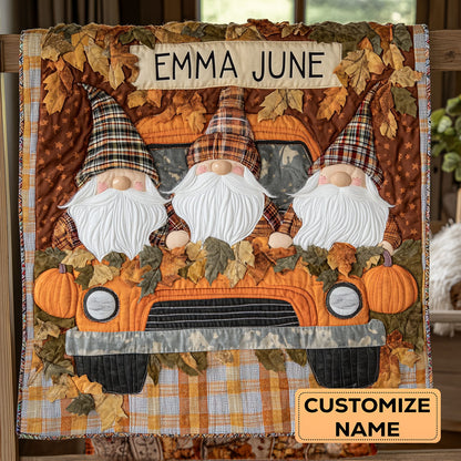 Autumn Crew WY0108002CL Personalized Baby Quilt