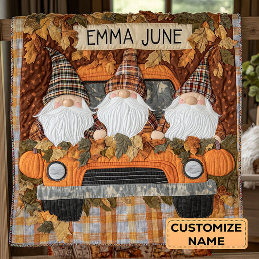 Autumn Crew WY0108002CL Personalized Baby Quilt