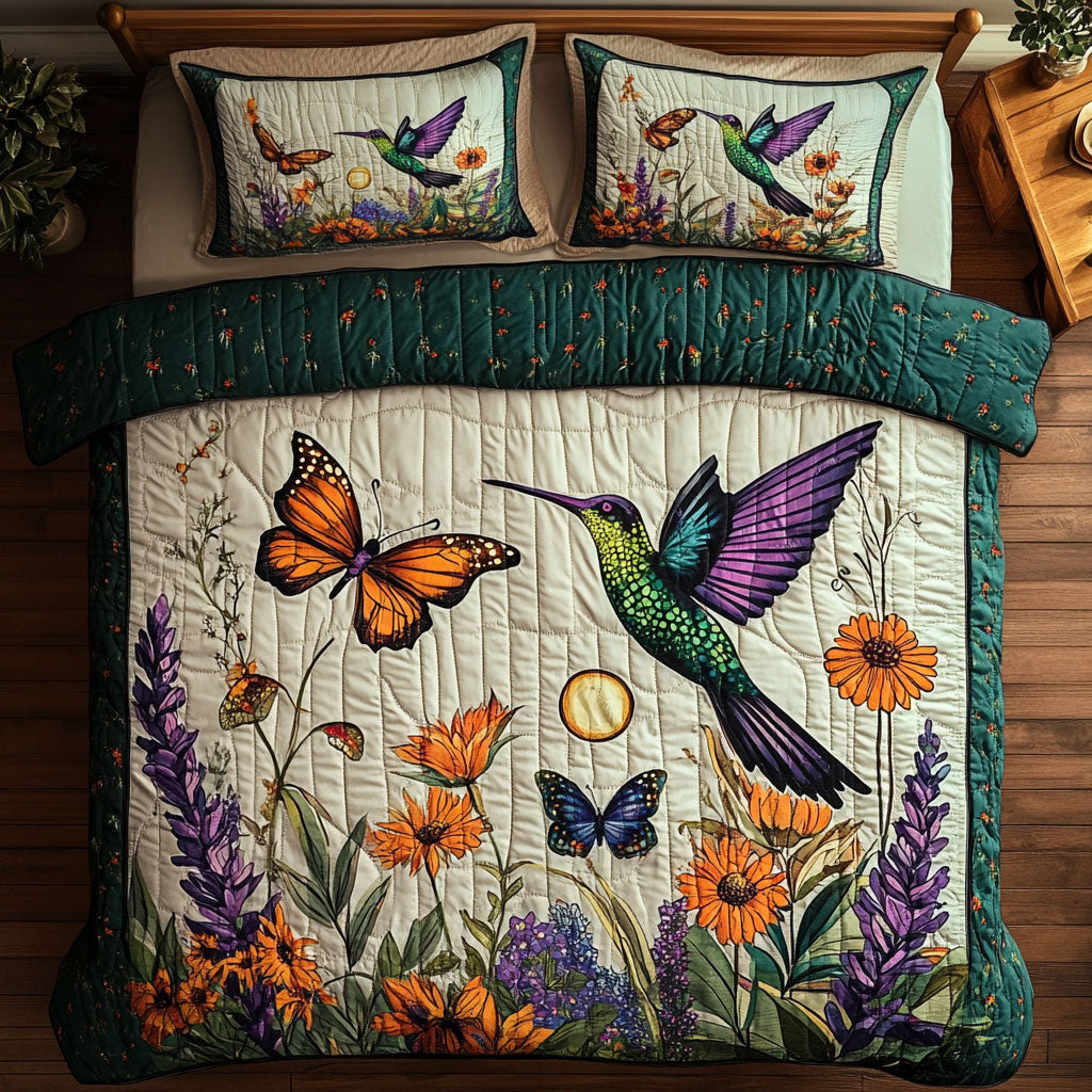 Hummingbird Haven WY1408002CL Duvet Cover Set