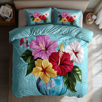 Hibiscus Bliss WN1906001CL Duvet Cover Set