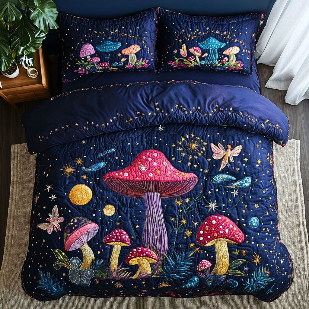 Cosmic Fairy Mushroom CW2807019CL Duvet Cover Set