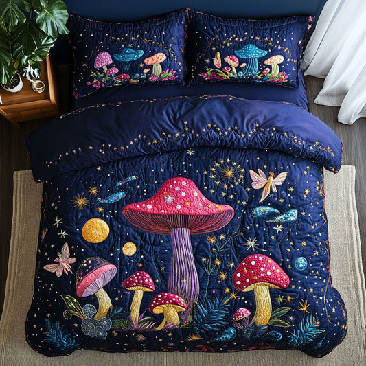 Cosmic Fairy Mushroom CW2807019CL Duvet Cover Set
