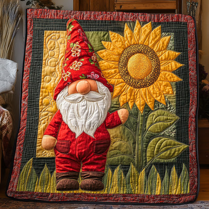 Sunflower Gnome WJ1205005CL Quilt