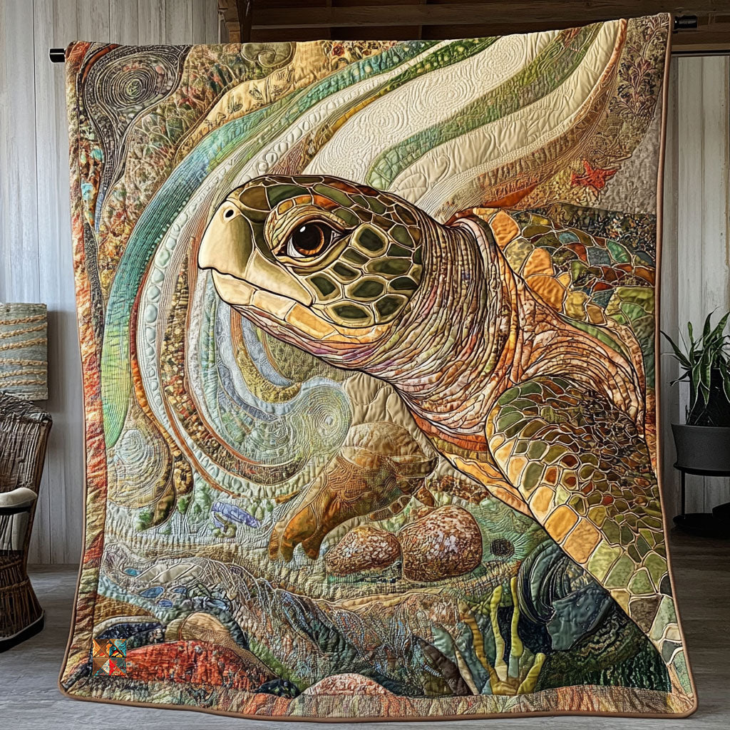 Ancient Turtle  WU2610063CL Quilt