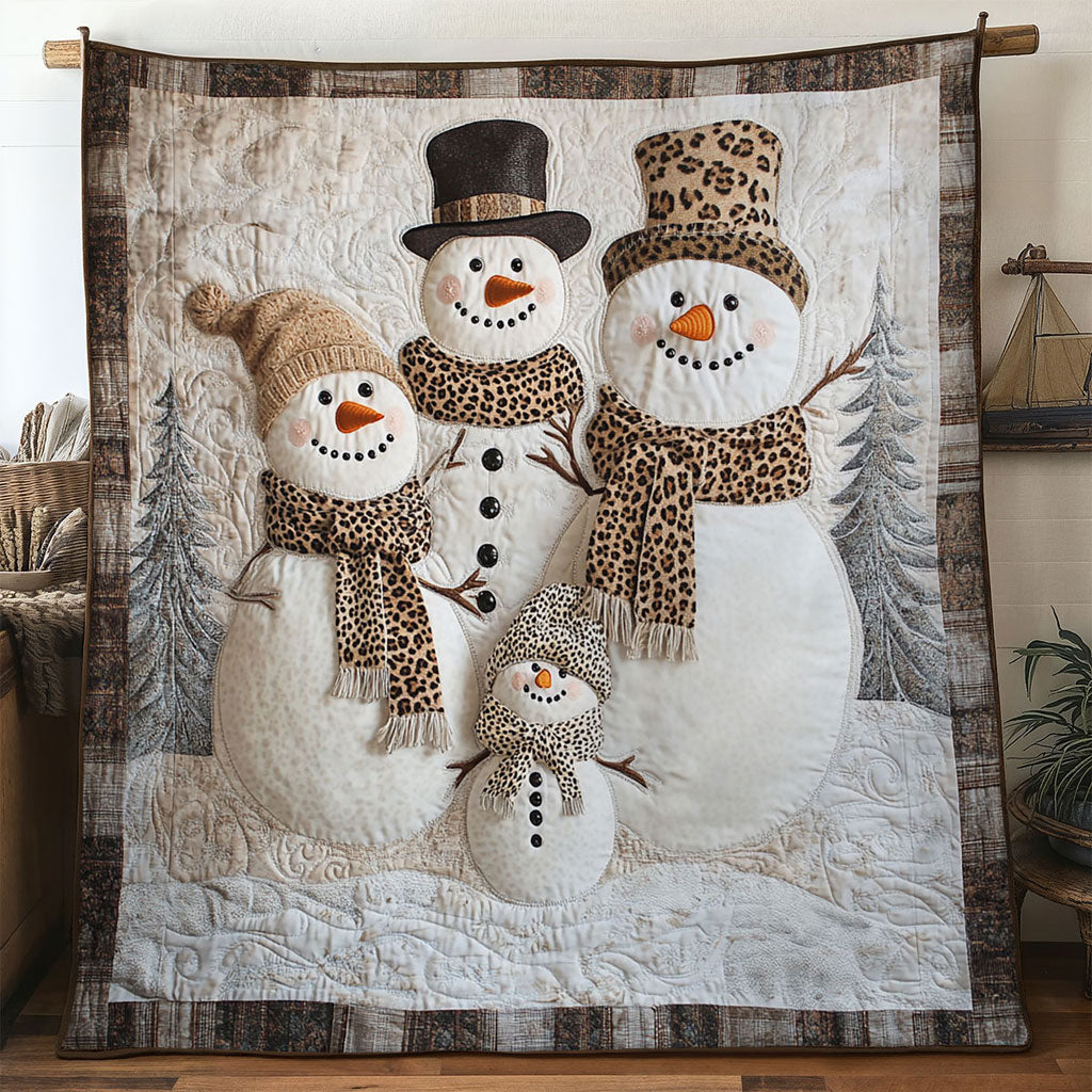 Warm Heart Snowman WN1411046CL Quilt