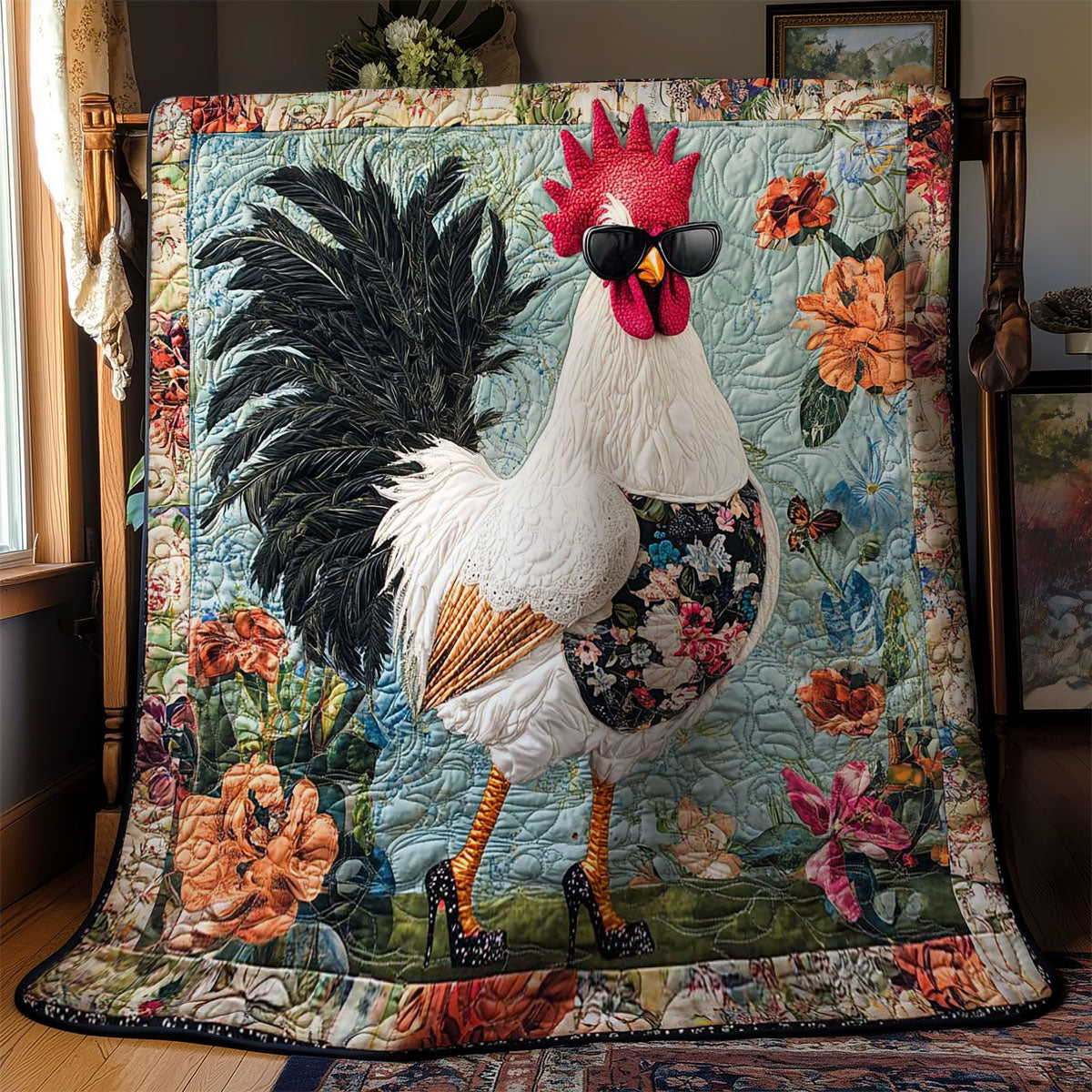 Stylish Chicken WN1303084CL Quilt