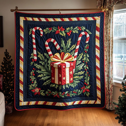 Christmas Candy Cane Gift WJ2210005CL Quilt