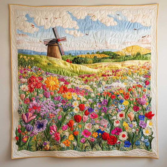 Peaceful Field CQ2005008CL Quilt