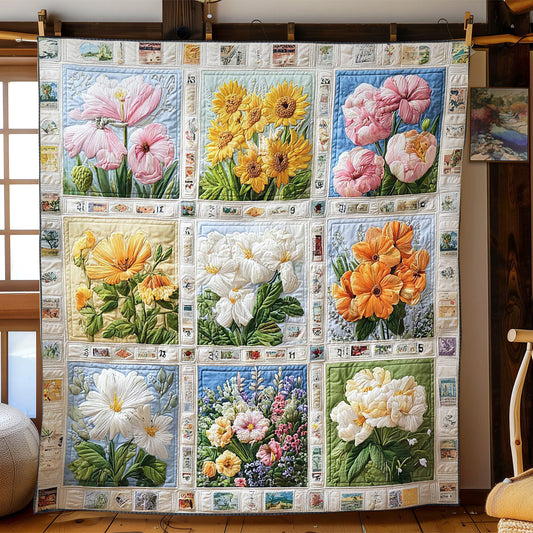 Flower Garden CW1301094CL Quilt
