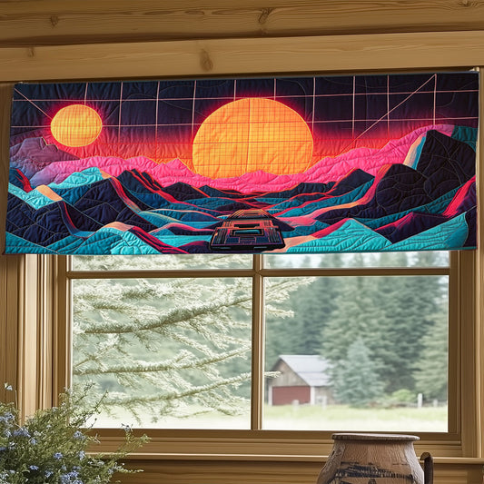 Neon Nostalgia WJ1904044CL Quilted Valance