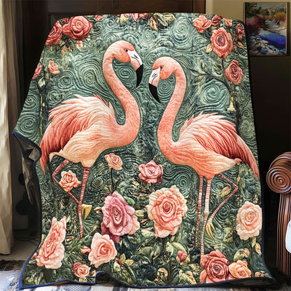 Flamingo Floral WX0303075CL Quilt