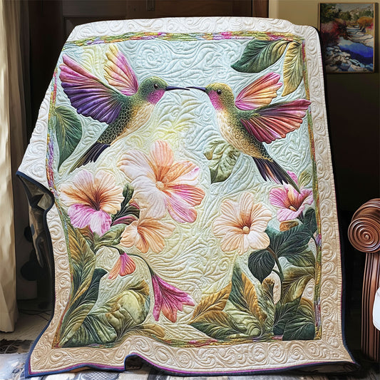 Floral Hummingbird YR1101019CL Quilt