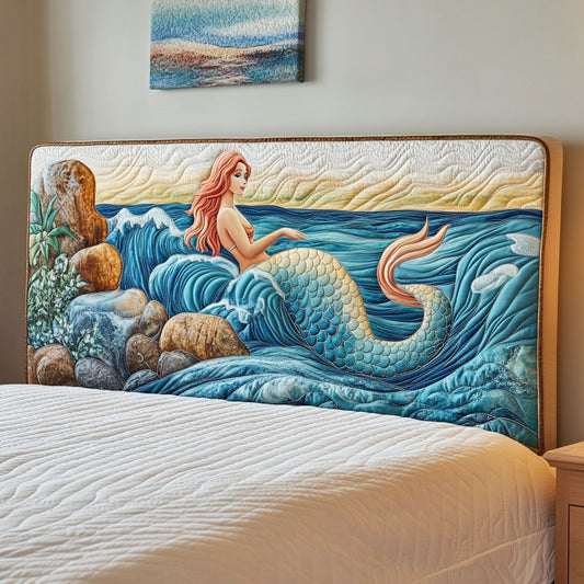Golden Tides CP0301011CL Quilted Headboard Slipcover