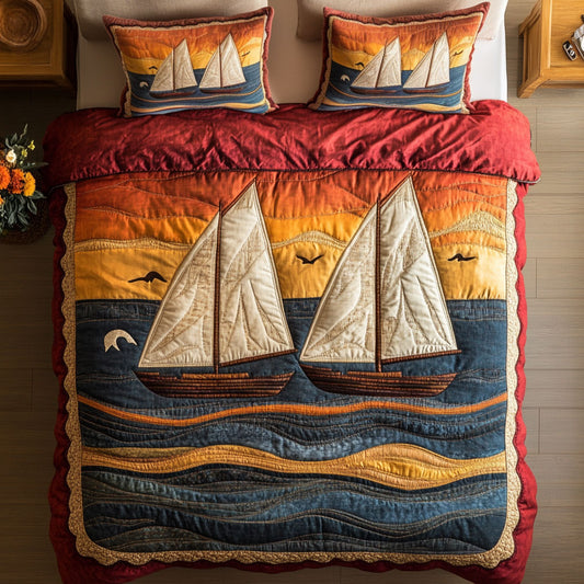 Scarlet Seas CP2409013CL Duvet Cover Set